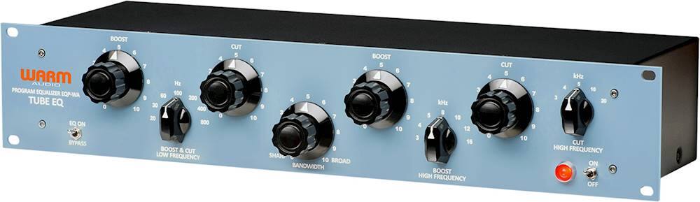 Left. Warm Audio - Tube Amplified Program Equalizer - Blue.
