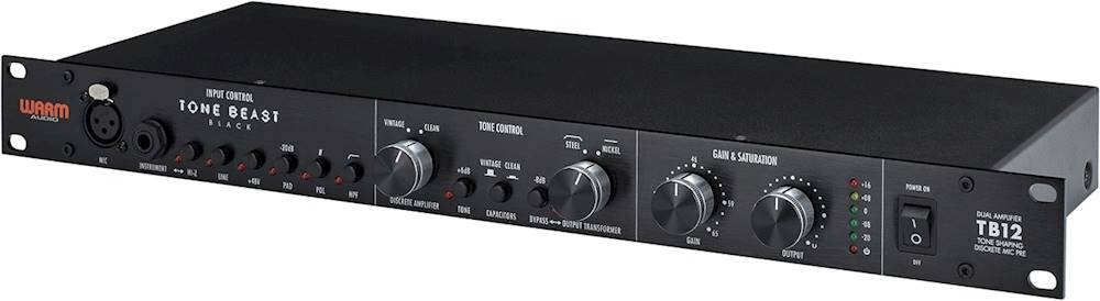 Left. Warm Audio - Tone Beast Microphone Preamplifier - Black.