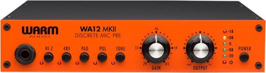 Warm Audio – Discrete Microphone Preamplifier – Orange/Black