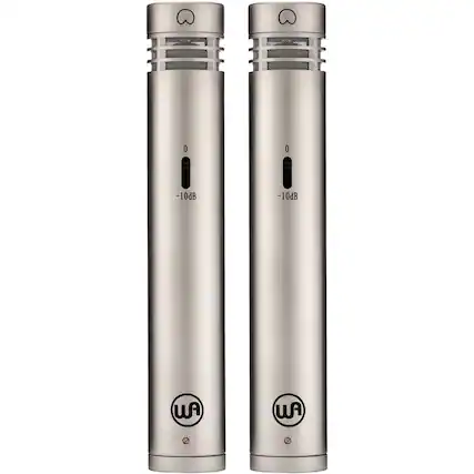 Front. Warm Audio - Condenser Instrument Microphone - Nickel.