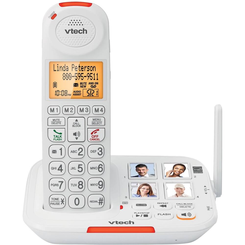 VTech Amplified Corded/Cordless Answering System with Big Buttons
