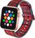 Alt View 11. Modal™ - Woven Nylon Watch Band for Apple Watch 38mm, 40mm, 41mm and Apple Watch Series 8 41mm - Red Plaid.