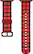 Left. Modal™ - Woven Nylon Watch Band for Apple Watch 38mm, 40mm, 41mm and Apple Watch Series 8 41mm - Red Plaid.