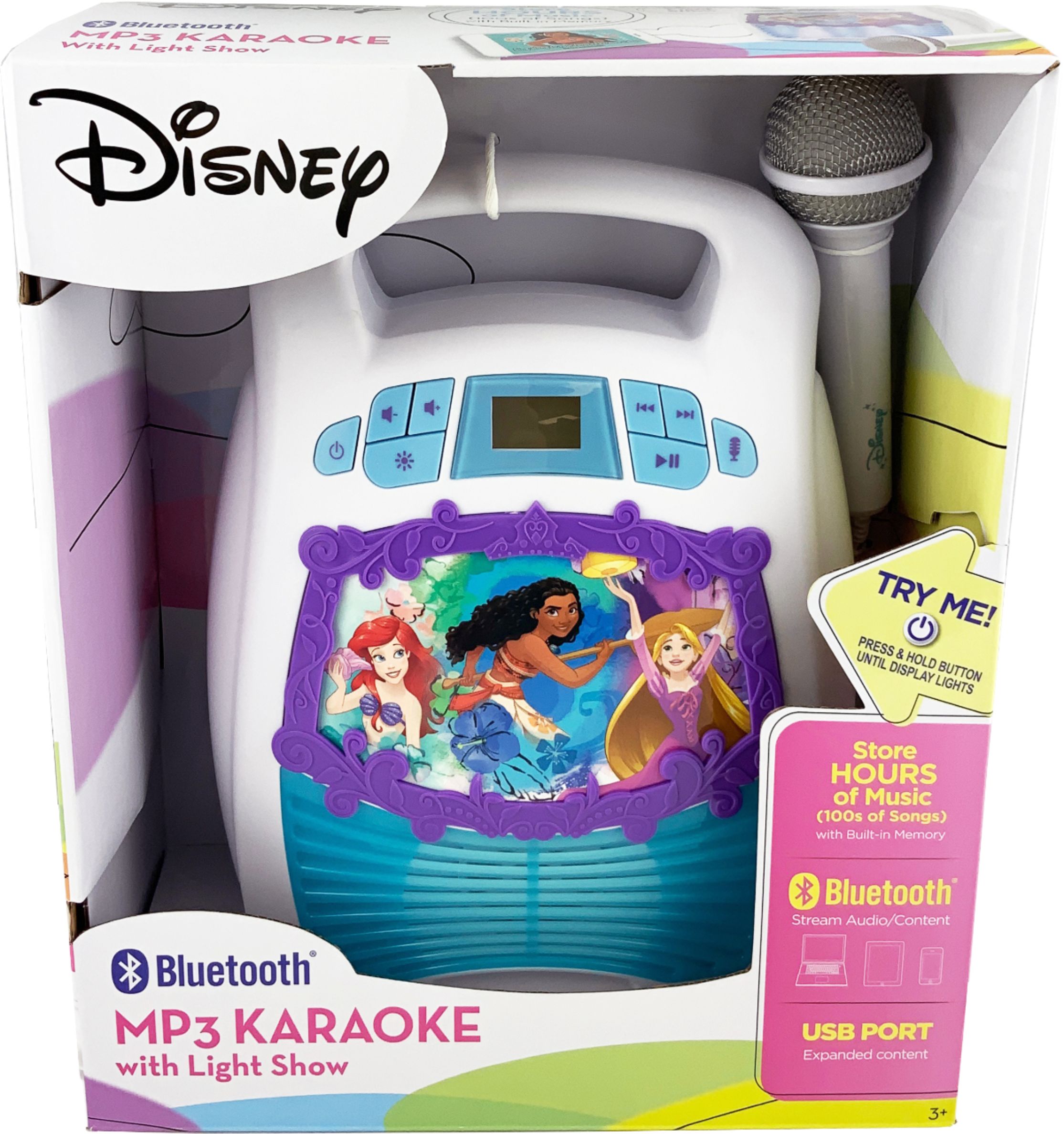 Best Buy: KIDdesigns Disney Princess MP3 Portable Karaoke System 