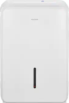 Front. Insignia™ - 50-Pint Dehumidifier with ENERGY STAR Certification - White.