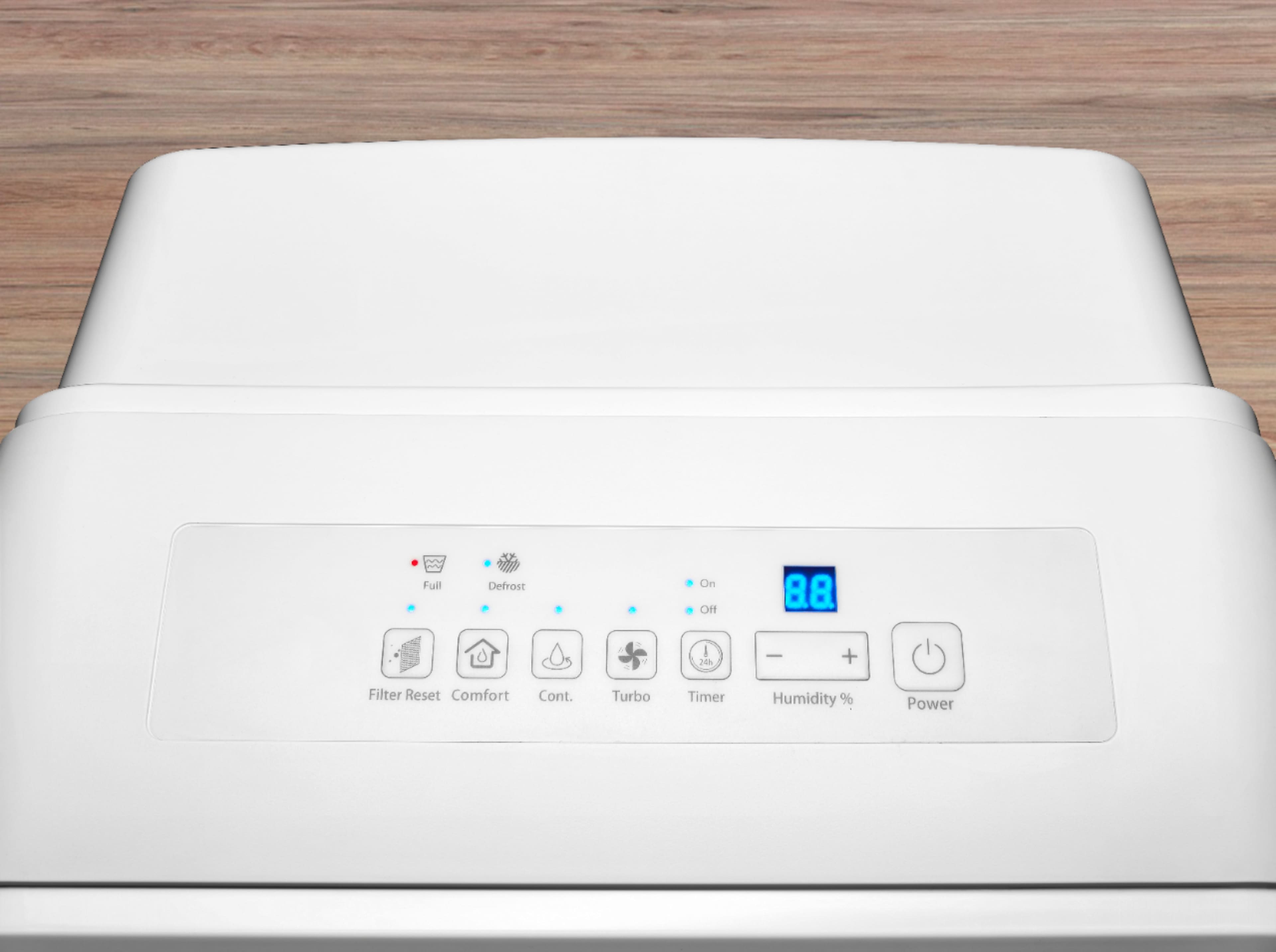 Alt View 11. Insignia™ - 50-Pint Dehumidifier with ENERGY STAR Certification - White.