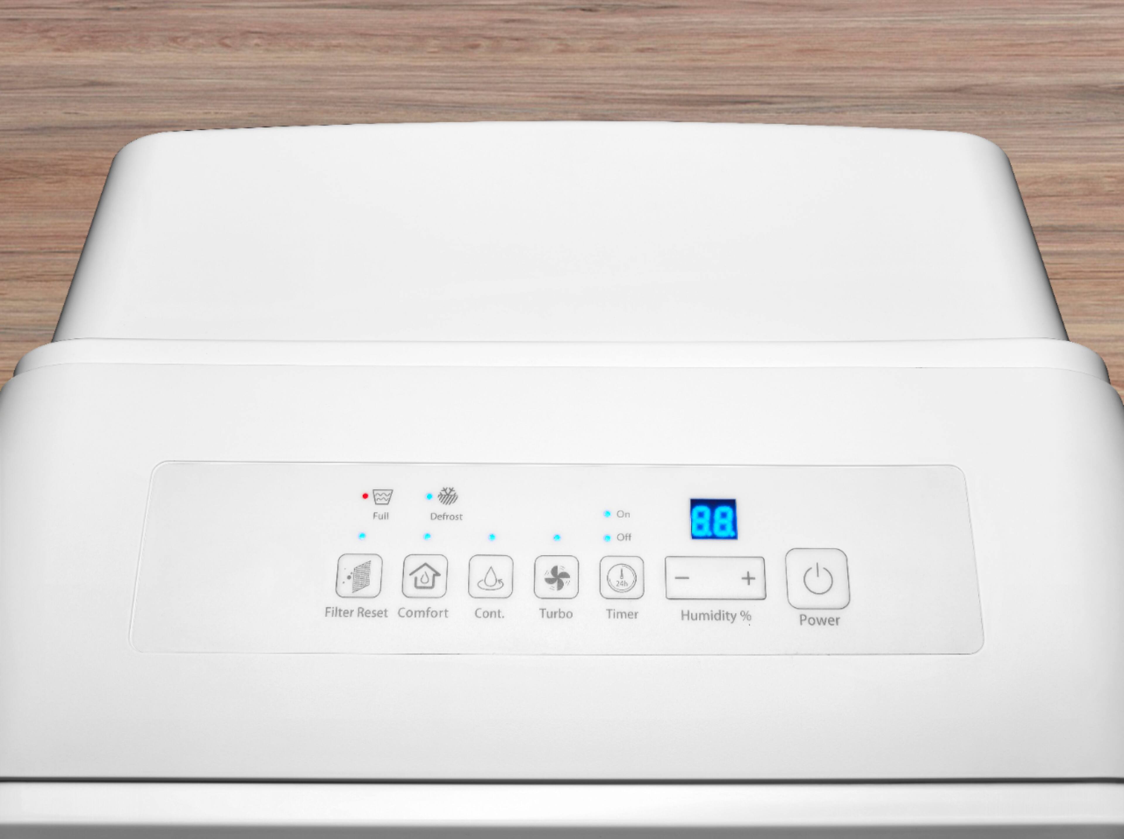 Alt View 11. Insignia™ - 50-Pint Dehumidifier with ENERGY STAR Certification - White.