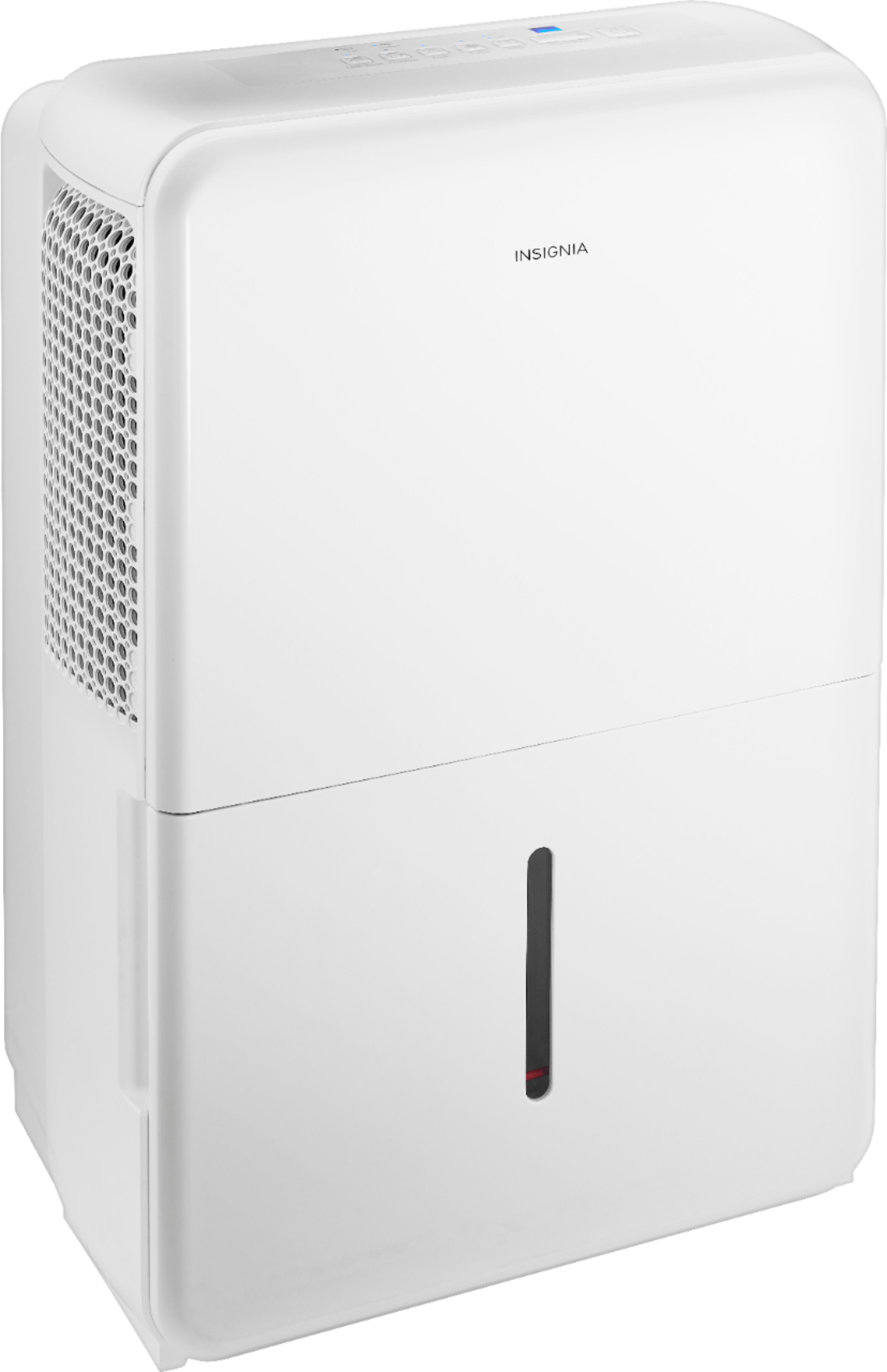 Angle View: Honeywell - Energy Star 20-Pint Dehumidifier with Washable Filter - White