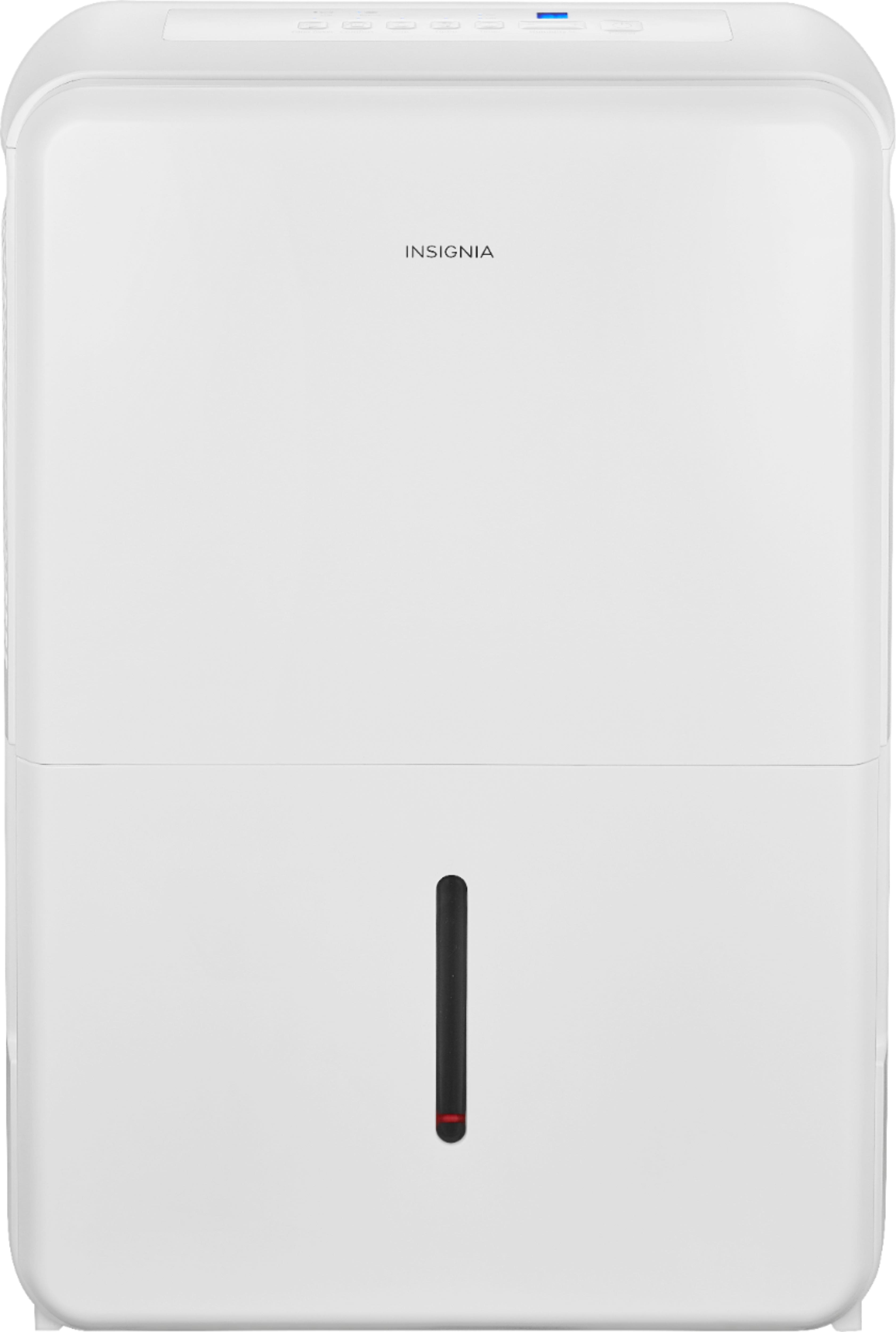 Front. Insignia™ - 35-Pint Dehumidifier with ENERGY STAR Certification - White.