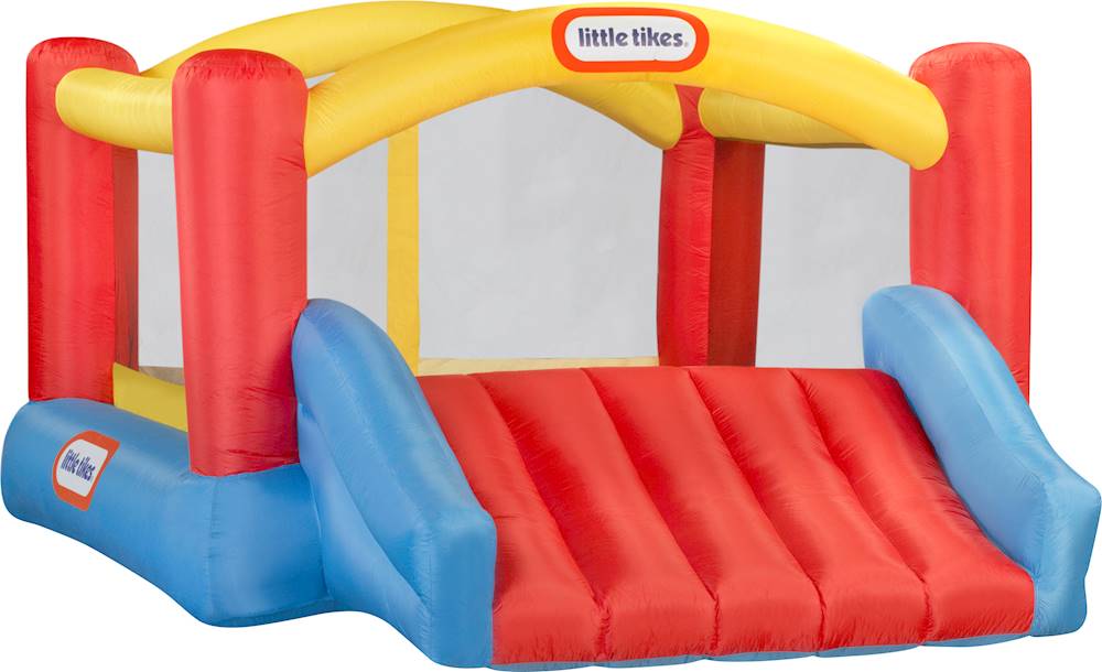 Jaxpety Moonwalk Jumping Castle Bouncer 125.98-in PVC Bounce House in the  Bounce Houses department at Lowes.com