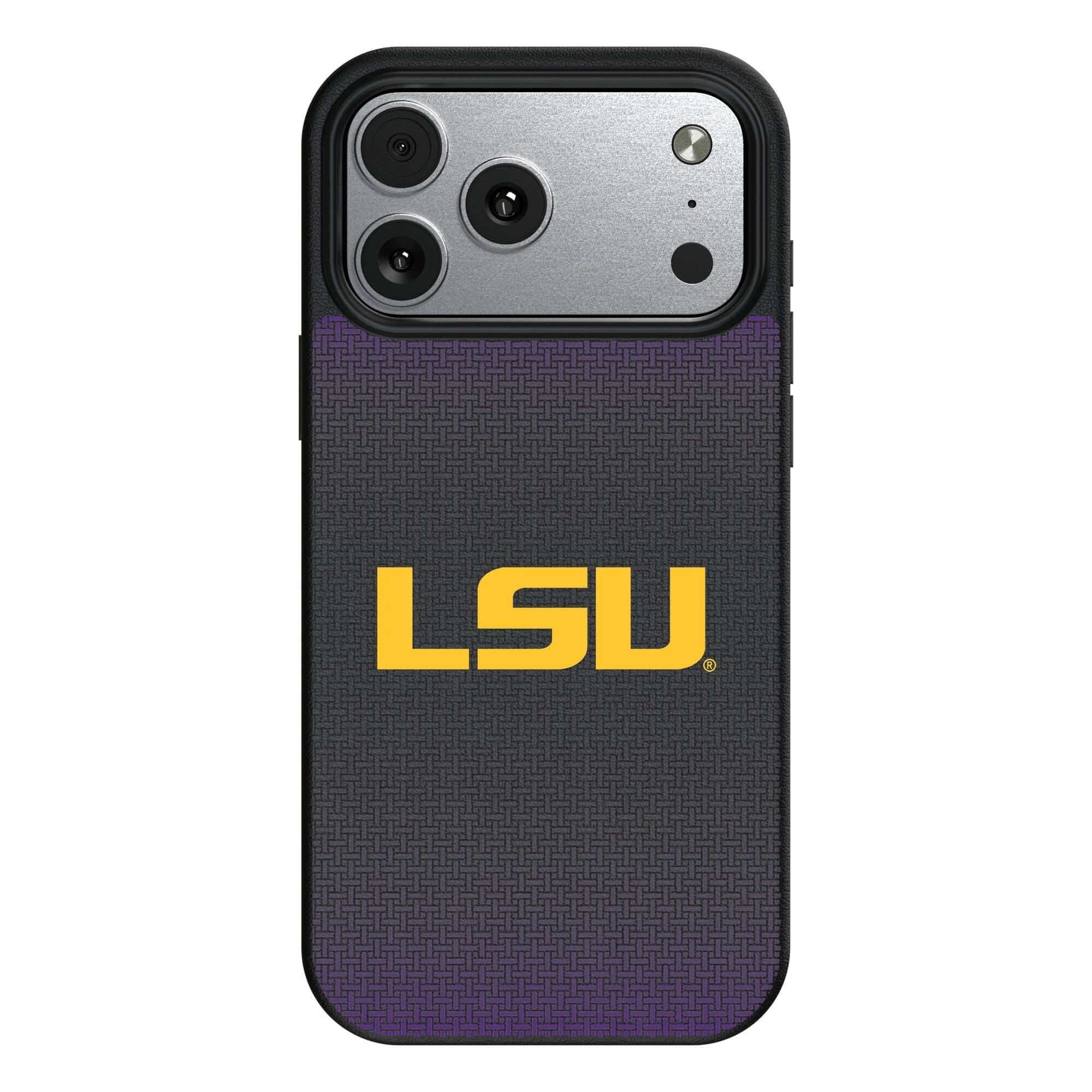 Keyscaper - NCAA - LSU Tigers Linen Logo iPhone Magnetic Bump Case - 17 - Black price history on PriceWatchPro