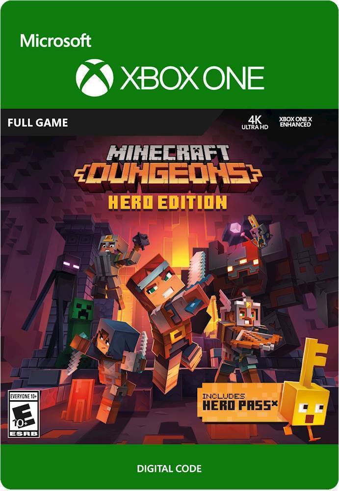 Minecraft Dungeons Hero Edition Xbox One Digital G7q 00087 Best Buy - how much exp dungeons give roblox dungeo nquest