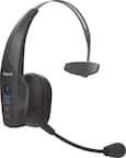 Front. BlueParrott - B350-XT Wireless Bluetooth Mono Headset with 96% Noise-Cancelling Microphone and Lightweight Headband - Black.