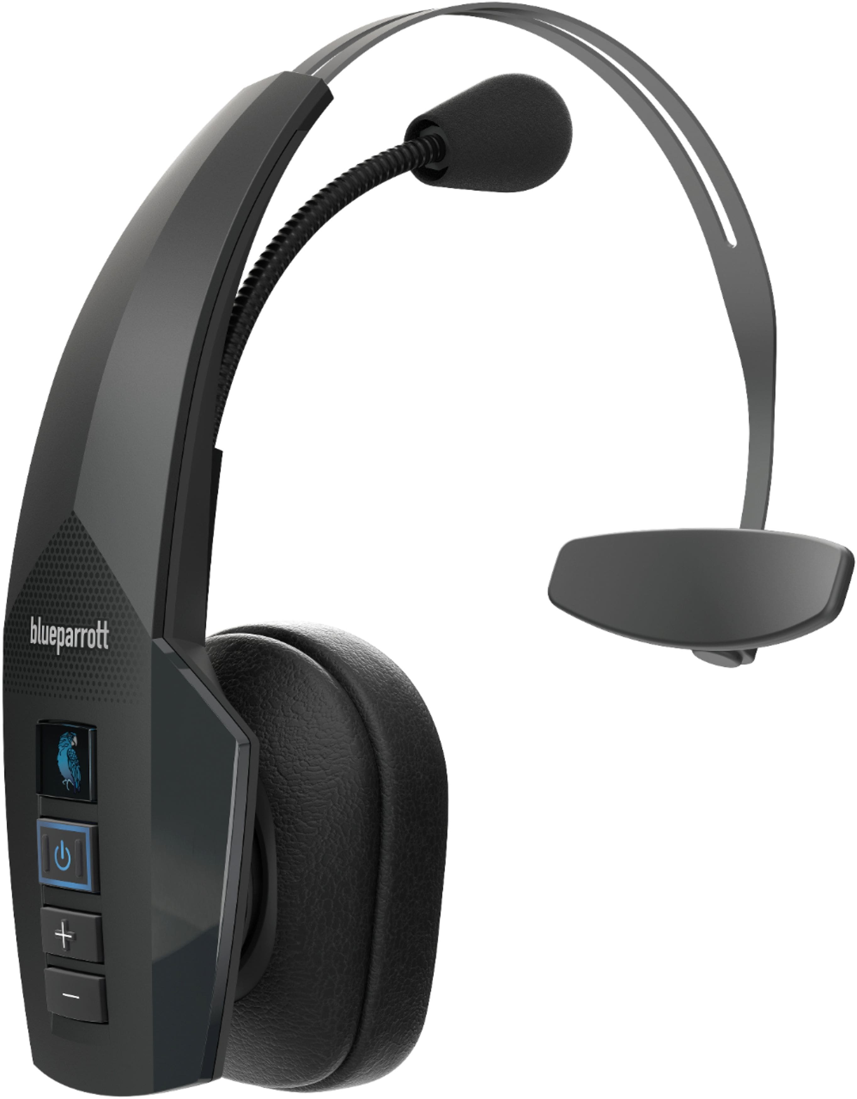 Angle. BlueParrott - B350-XT Wireless Bluetooth Mono Headset with 96% Noise-Cancelling Microphone and Lightweight Headband - Black.