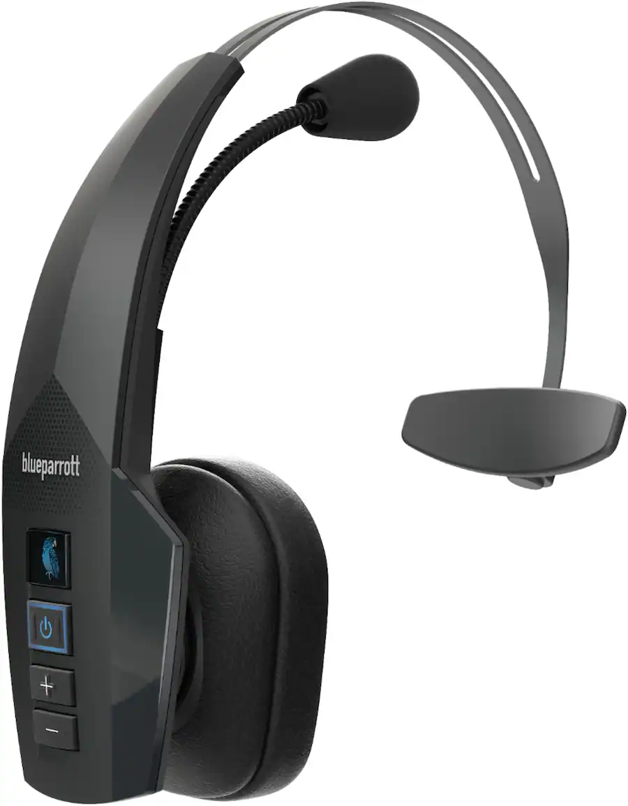 BlueParrott B350 XT Wireless Bluetooth Mono Headset with 96% Noise