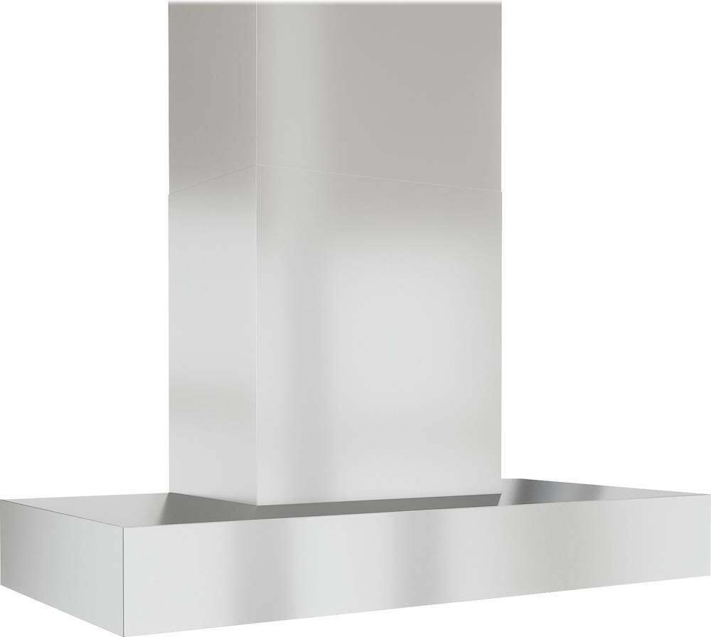 Angle View: Zephyr - Roma Pro 48 in. 750 CFM Wall Mount Range Hood in Stainless Steel - Stainless steel