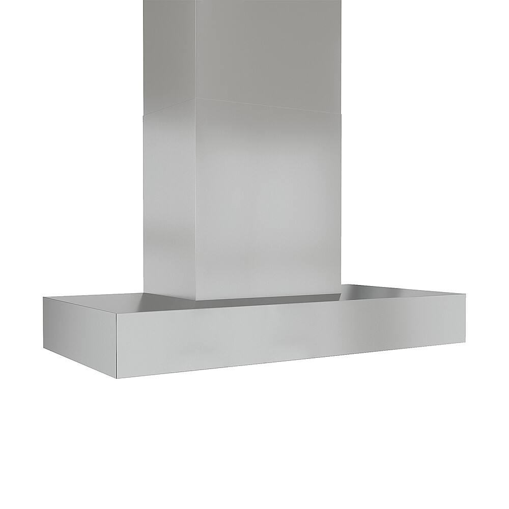 Left View: Zephyr - Roma Pro 48 in. 750 CFM Wall Mount Range Hood in Stainless Steel - Stainless steel