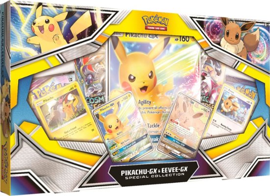 Front Zoom. Pokémon - Trading Card Game: Pikachu-GX & Eevee-GX Special Collection.
