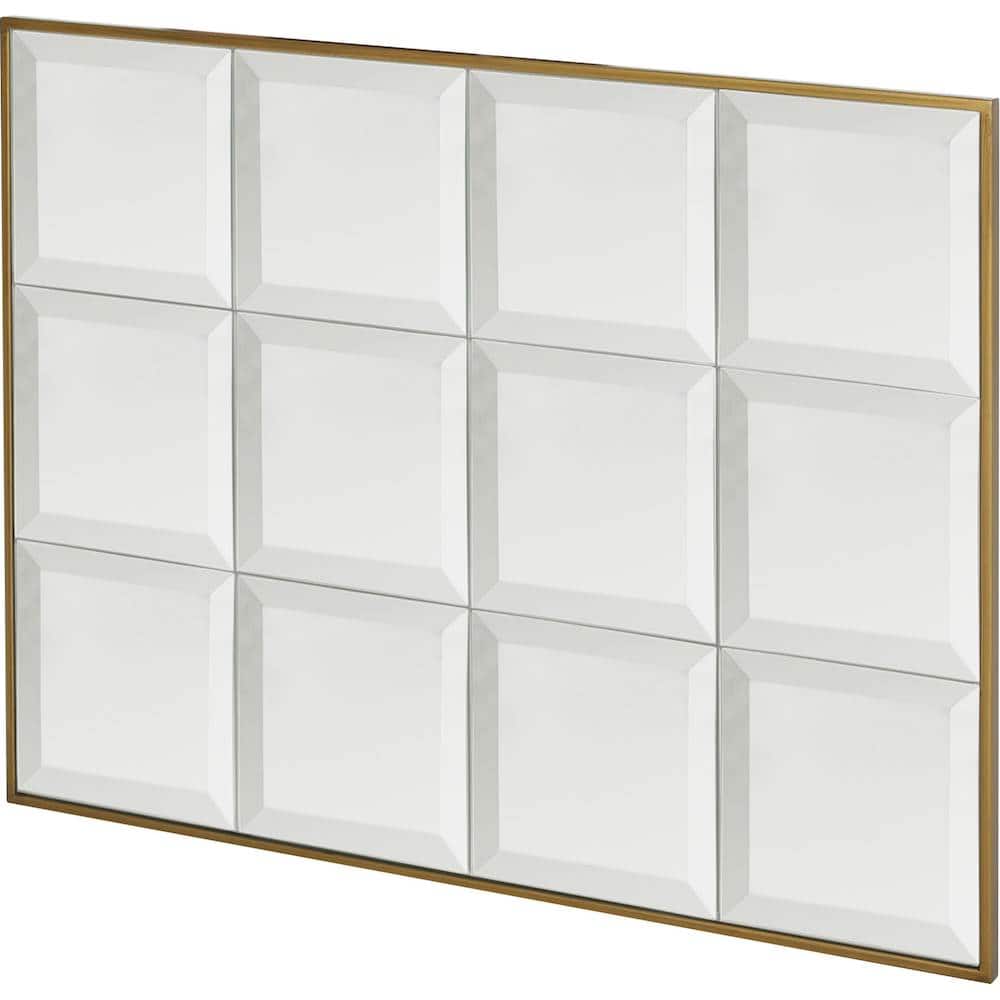 Noble House - Dogwood Rectangular Wall Mirror - Bronze - Left_Zoom