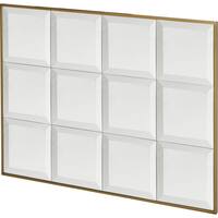 Noble House - Dogwood Rectangular Wall Mirror - Bronze - Left_Zoom