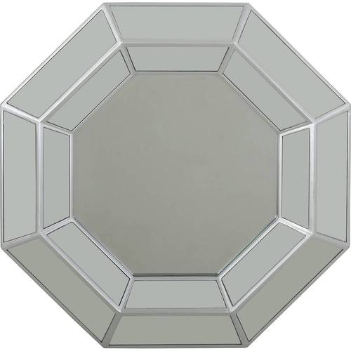 Noble House - Capshaw Modern Octagon Mirror - Silver
