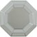 Angle Zoom. Noble House - Capshaw Modern Octagon Mirror - Silver.