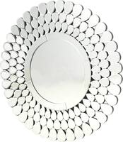 Noble House - Wideman Flower Wall Mirror - Clear - Left_Zoom
