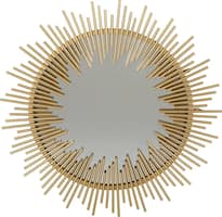 Noble House - Sturkie Sunburst Wall Mirror - Gold - Angle_Zoom