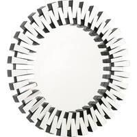 Noble House - Dragoon Circular Wall Mirror - Silver - Angle_Zoom