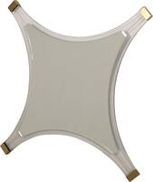 Noble House - Hydrick Accent Mirror - Silver/Gold - Left_Zoom