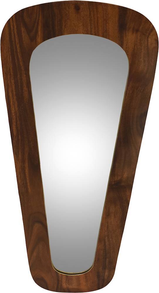 Angle View: Noble House - Tichnor Elongated Guitar Pic Mirror - Brown