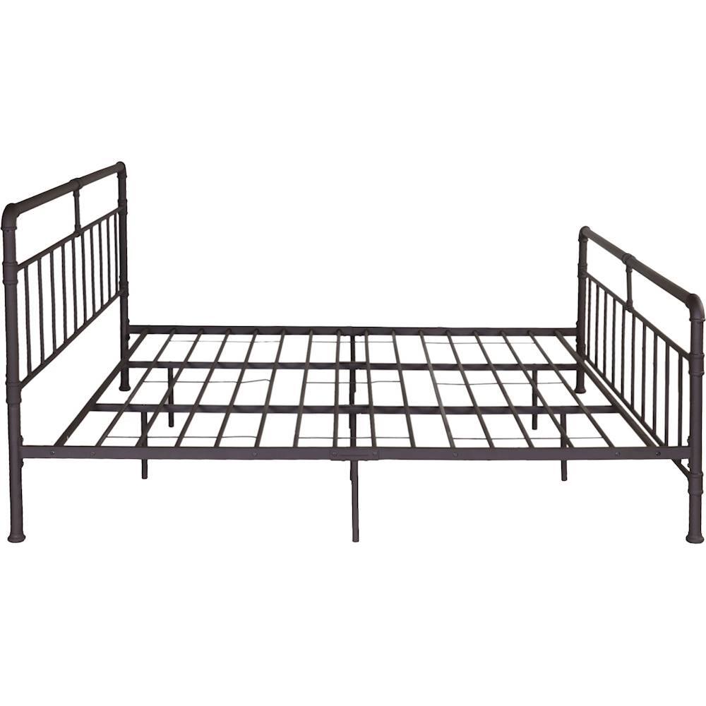 Best Buy Noble House Whately Industrial 79.8" King Size Iron Bed Frame