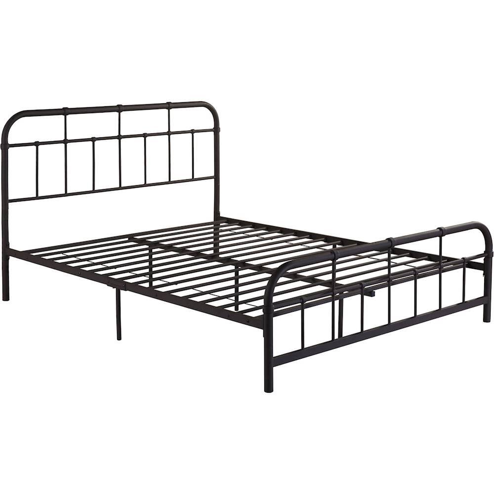Best Buy Noble House Sodus Industrial 63.8" Queen Size Iron Bed Frame