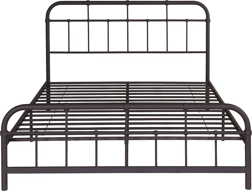 Iron Bed Frame Charcoal Gray, Best Metal Bed Frames Queen Size