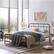 Alt View 12. Noble House - Sodus Industrial 63.8" Queen Size Iron Bed Frame - Charcoal Gray.