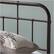 Alt View 14. Noble House - Sodus Industrial 63.8" Queen Size Iron Bed Frame - Charcoal Gray.