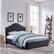 Alt View 14. Noble House - Hobart Fully Upholstered Fabric 87" Queen-Size Bed Frame - Black.