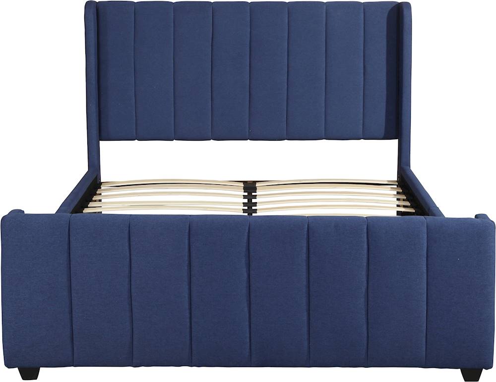Noble House Mikana Fully Upholstered, Queen Platform Bed Frame Size
