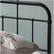Alt View 14. Noble House - Sodus Industrial 63.8" Queen Size Iron Bed Frame - Flat Black.