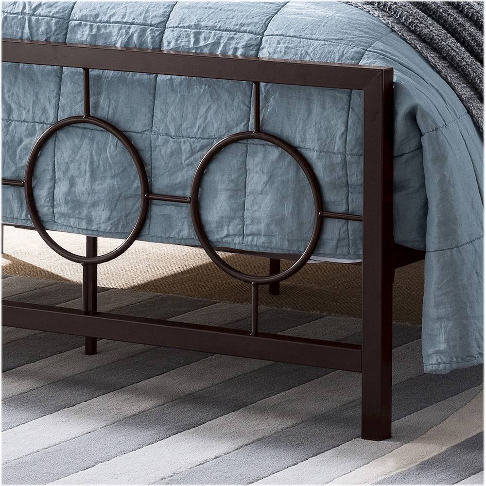 Best Buy Noble House Fredonia Modern 61" QueenSize Iron Platform Bed