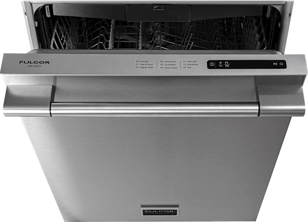 Fulgor Milano - Sofia Handle and Badge Kit for Select Fulgor Milano Dishwashers - Stainless steel - Front_Zoom