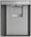 Alt View Zoom 4. Monogram - 24.6 Cu. Ft. Side-by-Side Built-In Refrigerator with Dispenser - Stainless steel.