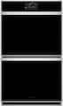 Monogram - 30" Built-In Double Electric Convection Wall Oven with LCD Controls and Wi-Fi powered by SmartHQ - Stainless Steel