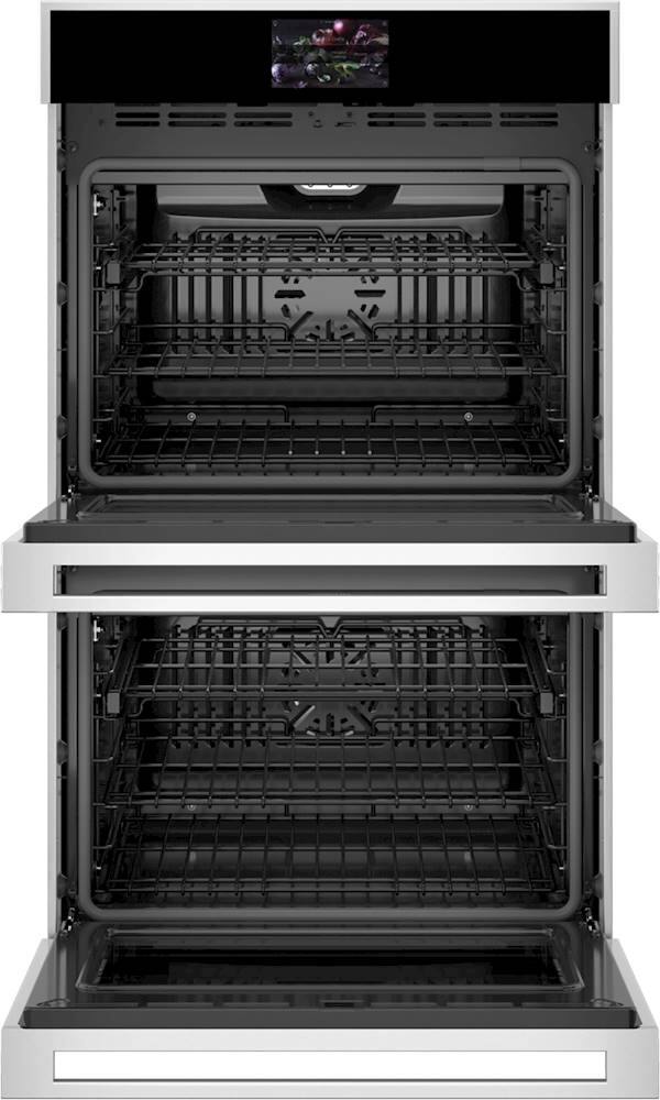 Alt View 11. Monogram - 30" Built-In Double Electric Convection Wall Oven - Stainless Steel.