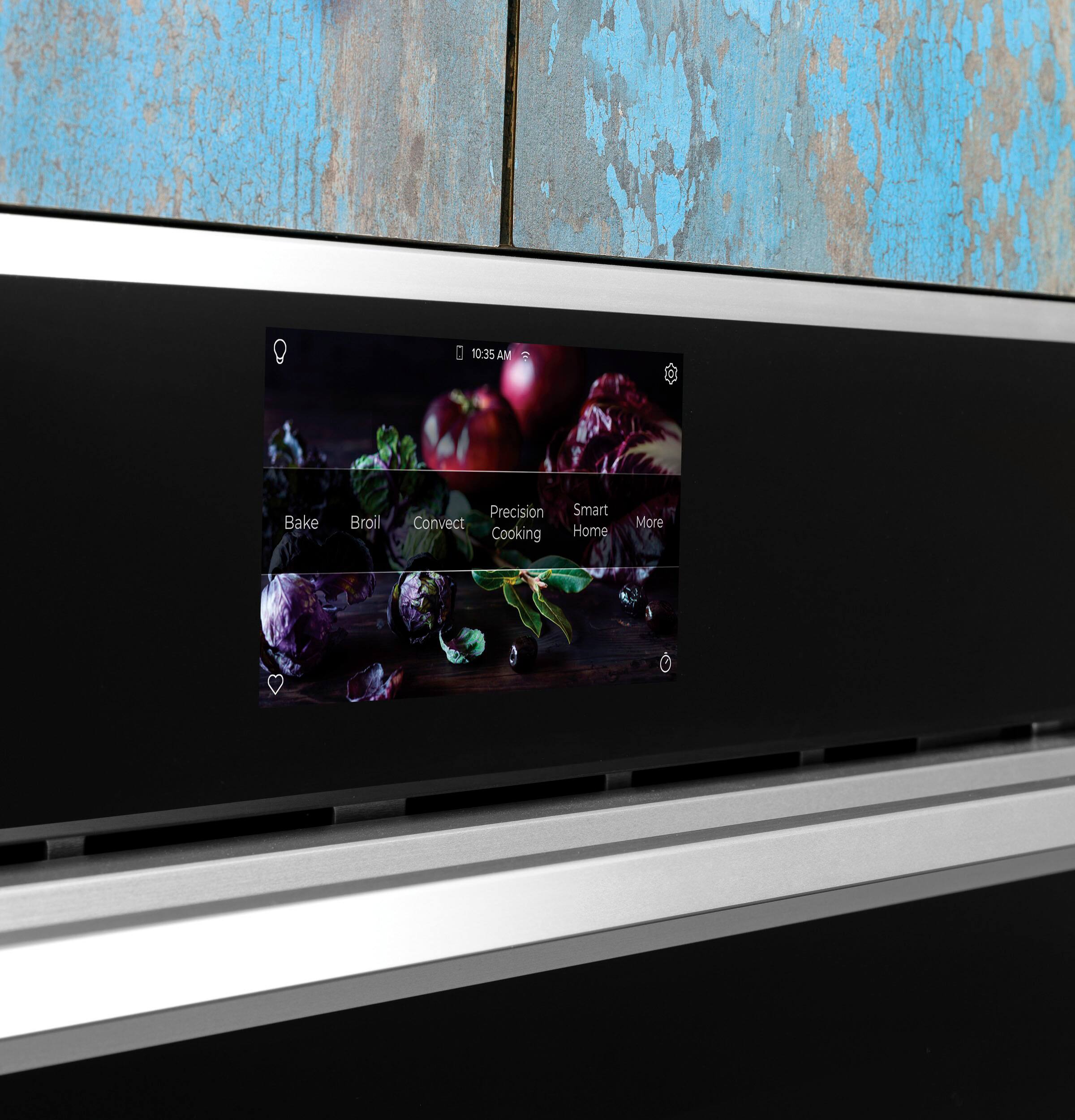 Alt View 12. Monogram - 30" Built-In Double Electric Convection Wall Oven - Stainless Steel.