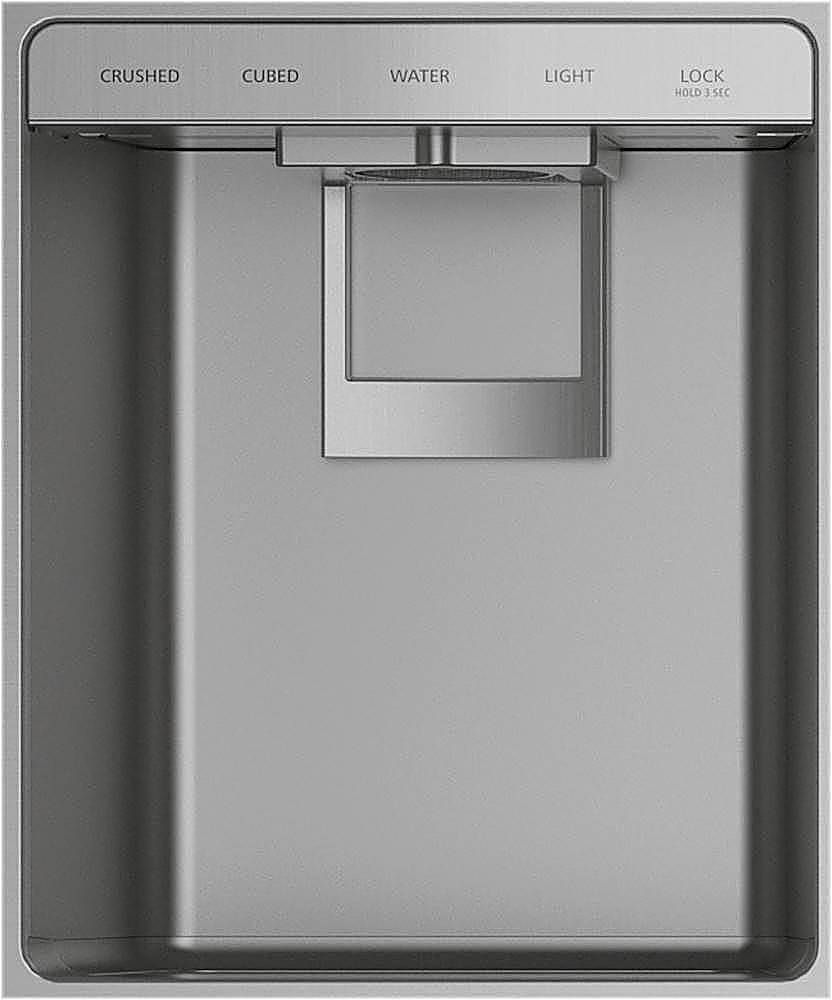 Alt View 4. Monogram - 28.8 Cu. Ft. Side-by-Side Built-In Refrigerator with Dispenser - Stainless Steel.