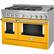 Left. KitchenAid - 6.3 Cu. Ft. Slide-In Double Oven Gas True Convection Range with Self-Cleaning and Griddle.