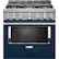 Front. KitchenAid - Commercial-Style 5.1 Cu. Ft. Slide-In Gas True Convection Range with Self-Cleaning - Ink Blue.