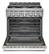 Alt View 15. KitchenAid - Commercial-Style 5.1 Cu. Ft. Slide-In Gas True Convection Range with Self-Cleaning - Milkshake.