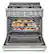 Alt View 16. KitchenAid - Commercial-Style 5.1 Cu. Ft. Slide-In Gas True Convection Range with Self-Cleaning - Milkshake.